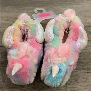 Girls Unicorn Slippers the children’s place